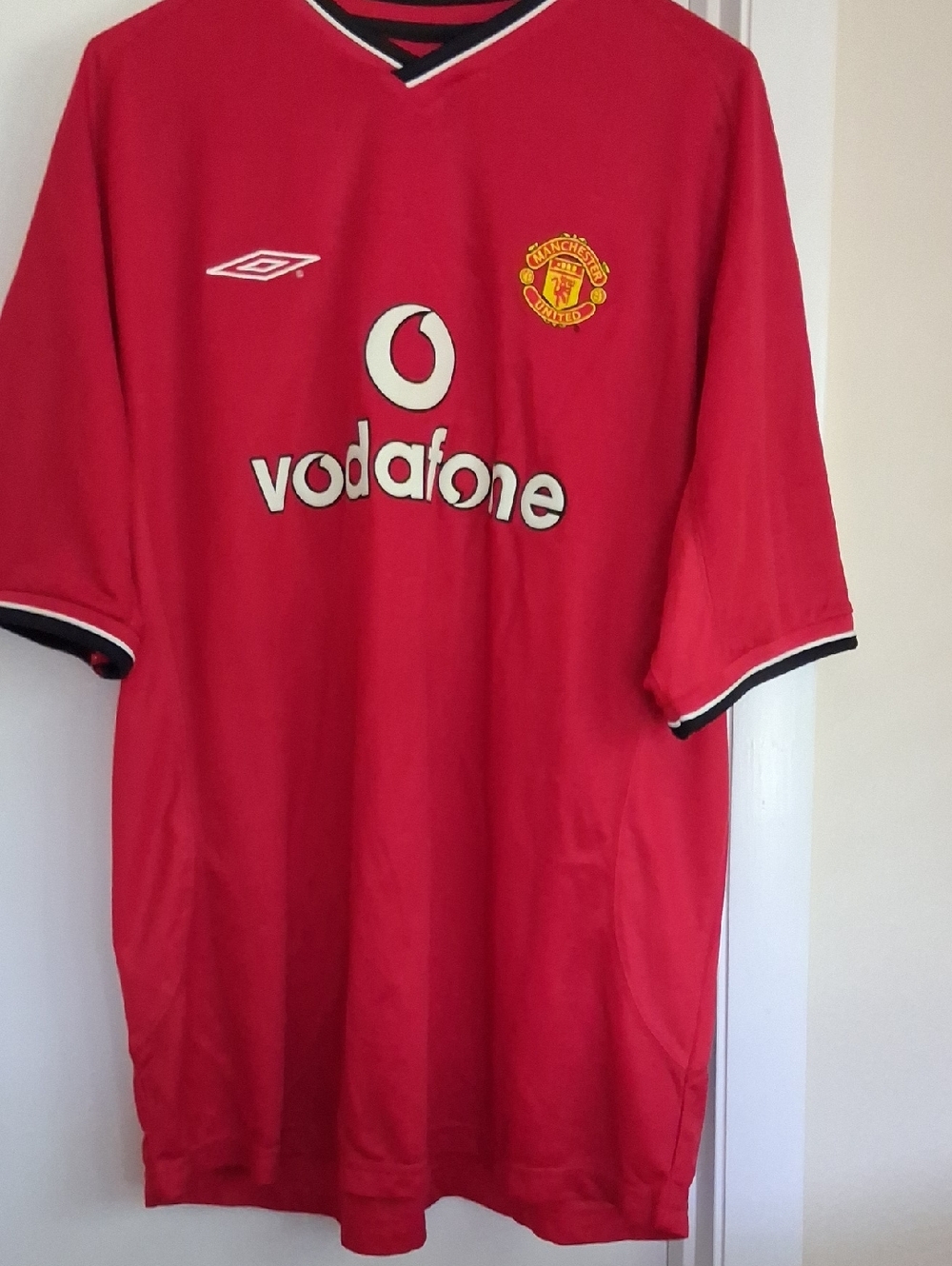 Manchester United Vodafone Home Jersey - Red